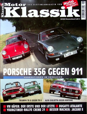 Deckblatt Motor Klassik (08/2003)